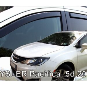 Heko Σετ Ανεμοθραύστες Αυτοκινήτου Μπροστινοί και Πίσω Σκούρο Φιμέ για Chrysler Pacifica SW 2016+ 4τμχ Κωδικός: 10415