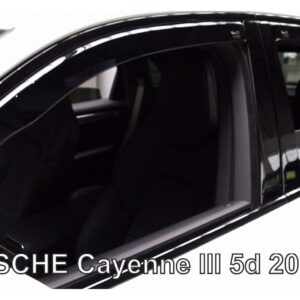 Heko Σετ Ανεμοθραύστες Αυτοκινήτου Μπροστινοί και Πίσω Σκούρο Φιμέ για Porsche Cayenne 5D 2017+ 4τμχ Κωδικός: 26308