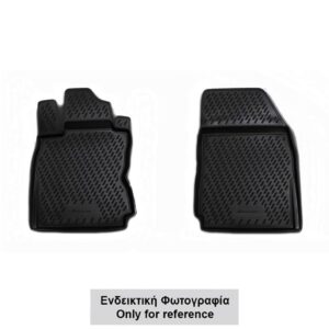 Novline Πατάκια Πίσω 2τμχ Τύπου Σκαφάκι για Jeep Grand Cherokee 2014-2021 Μαύρα Κωδικός: NLC.24.09.210R