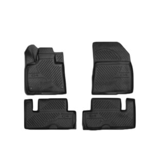 Novline Μπροστινά Πατάκια 4τμχ Τύπου Σκαφάκι για Citroen C4 Picasso 5D 2013 Μαύρα Κωδικός: C000000191