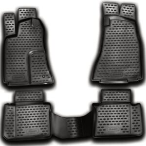 Novline Σετ Μπροστινά και Πίσω Πατάκια 4τμχ Τύπου Σκαφάκι 2010 Γκρι Κωδικός: NLC.09.03.211