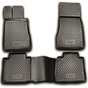 Novline Σετ Μπροστινά και Πίσω Πατάκια 4τμχ Τύπου Σκαφάκι για Mercedes-Benz S 1998-2005 Γκρι Κωδικός: NLC.34.35.211KN