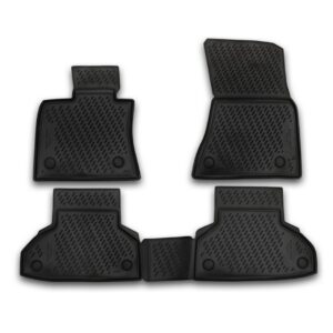 Novline Σετ Μπροστινά και Πίσω Πατάκια 4τμχ Τύπου Σκαφάκι για BMW X6 2014+ Μαύρα Κωδικός: CARBMW00001