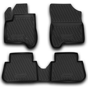 Novline Σετ Μπροστινά και Πίσω Πατάκια 4τμχ Τύπου Σκαφάκι για Citroen C3 Picasso 2009+ Μαύρα Κωδικός: CARCRN00027