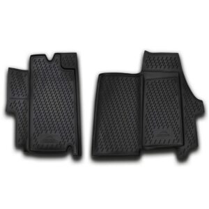 Novline Σετ Μπροστινά και Πίσω Πατάκια 2τμχ Τύπου Σκαφάκι για Citroen Jumper 2006+ Μαύρα Κωδικός: CARCRN00029