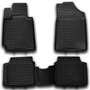 Novline Σετ Μπροστινά και Πίσω Πατάκια 4τμχ Τύπου Σκαφάκι για Citroen C4 2011+ Μαύρα Κωδικός: CARCRN00041