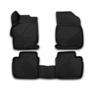 Novline Σετ Μπροστινά και Πίσω Πατάκια 4τμχ Τύπου Σκαφάκι για Citroen C-Elysee 4D 2012 Μαύρα Κωδικός: CARCRN10041