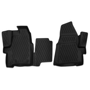 Novline Μπροστινά Πατάκια 2τμχ Τύπου Σκαφάκι για Ford Ranger 2011+ Μαύρα Κωδικός: CARFRD00011