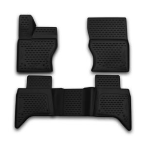 Novline Σετ Μπροστινά και Πίσω Πατάκια 4τμχ Τύπου Σκαφάκι για Land Rover Range Rover 2015+ Μαύρα Κωδικός: CARLDR00001