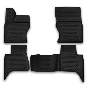 Novline Σετ Μπροστινά και Πίσω Πατάκια 4τμχ Τύπου Σκαφάκι για Land Rover Range Rover Sport 2013+ Μαύρα Κωδικός: CARLDR00003