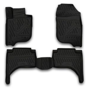 ΠΑΤΑΚΙΑ ΣΕ ΣΚΑΦΗ TPE ΛΑΣΤΙΧΟ ΓΙΑ MITSUBISHI L200 4D 2015+  ΣΕ ΜΑΥΡΟ ΧΡΩΜΑ NOVLINE - 4 ΤΕΜ.