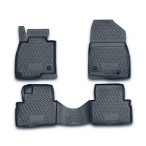 Novline Σετ Μπροστινά και Πίσω Πατάκια 4τμχ Τύπου Σκαφάκι για Mazda 3 Γκρι Κωδικός: CARMZD00031G