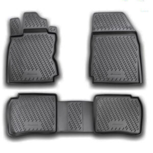 Novline Σετ Μπροστινά και Πίσω Πατάκια 4τμχ Τύπου Σκαφάκι Μαύρα Κωδικός: CARNIS00011