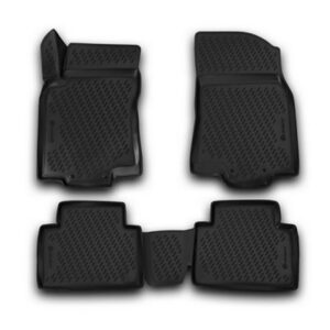 Novline Σετ Μπροστινά και Πίσω Πατάκια 4τμχ Τύπου Σκαφάκι για Nissan X-Trail 2013-2020 Μαύρα Κωδικός: CARNIS00059