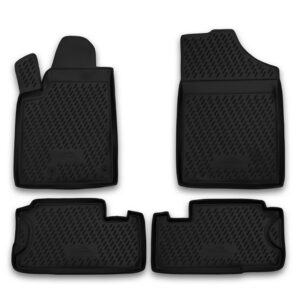 Novline Σετ Μπροστινά και Πίσω Πατάκια 4τμχ Τύπου Σκαφάκι για Peugeot Ranch 2008+ Μαύρα Κωδικός: CARPGT00019