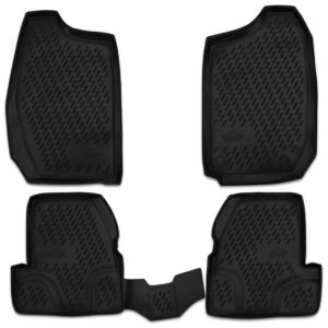 ΠΑΤΑΚΙΑ ΣΕ ΣΚΑΦΗ TPE ΛΑΣΤΙΧΟ ΓΙΑ SUZUKI JIMNY 3D 2001-2018  ΣΕ ΜΑΥΡΟ ΧΡΩΜΑ NOVLINE - 4 ΤΕΜ.