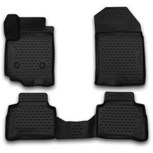 Novline Σετ Μπροστινά και Πίσω Πατάκια 4τμχ Τύπου Σκαφάκι για Suzuki Vitara 2015+ Μαύρα Κωδικός: CARSZK00017