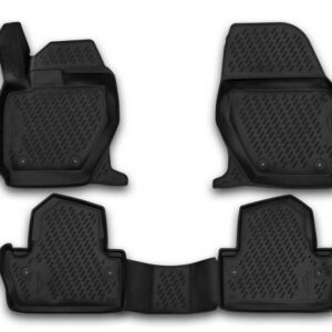 Novline Σετ Μπροστινά και Πίσω Πατάκια 4τμχ Τύπου Σκαφάκι για Volvo S60 2013-2018 Μαύρα Κωδικός: CARVOL00001