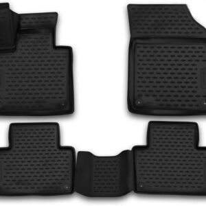 Novline Σετ Μπροστινά και Πίσω Πατάκια 4τμχ Τύπου Σκαφάκι για Volvo XC 90 Μαύρα Κωδικός: CARVOL00003