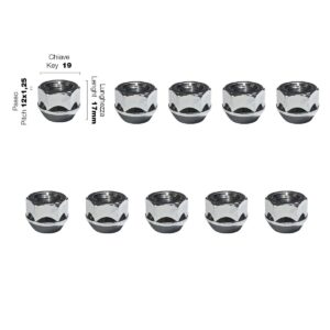 Simoni Racing Παξιμάδια Κωνικά 12x1.25/17mm 10τμχ 10τμχ Κωδικός: SRDR/2-10