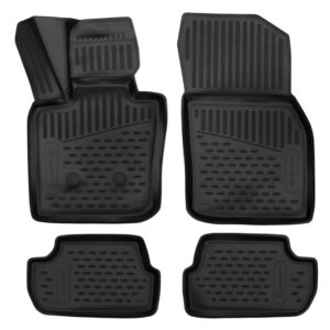 Novline Σετ Μπροστινά και Πίσω Πατάκια 4τμχ Τύπου Σκαφάκι για Mini ONE 2014+ Μαύρα Κωδικός: ELEMENT3D00140210K