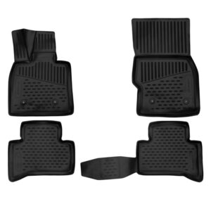 Novline Σετ Μπροστινά και Πίσω Πατάκια 4τμχ Τύπου Σκαφάκι για Alfa Romeo Stelvio 2017+ Γκρι Κωδικός: ELEMENT3D01741210K