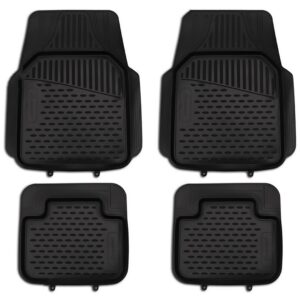 Novline Σετ Μπροστινά και Πίσω Πατάκια 4τμχ Τύπου Σκαφάκι για BMW i3 2013+ Μαύρα Κωδικός: ELEMENT3D01875210K