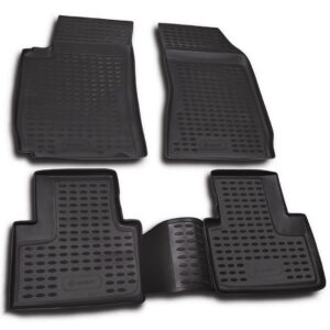 Novline Σετ Μπροστινά και Πίσω Πατάκια 4τμχ Τύπου Σκαφάκι για BMW X5 2018+ Μαύρα Κωδικός: ELEMENT3D02008210K