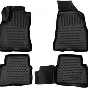 Novline Σετ Μπροστινά και Πίσω Πατάκια 4τμχ Τύπου Σκαφάκι για Fiat Doblo Van 2010+ Μαύρα Κωδικός: ELEMENT3D02052210K