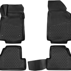 Novline Σετ Μπροστινά και Πίσω Πατάκια 4τμχ Τύπου Σκαφάκι για Opel Mokka 2018+ Μαύρα Κωδικός: ELEMENT3D02221210K