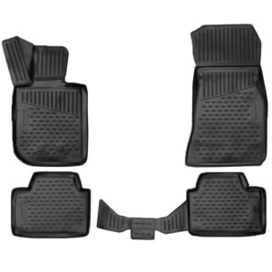 Novline Σετ Μπροστινά και Πίσω Πατάκια 4τμχ Τύπου Σκαφάκι για BMW Σειρά 3 G20 4D 2019 Μαύρα Κωδικός: ELEMENT3D02308210K