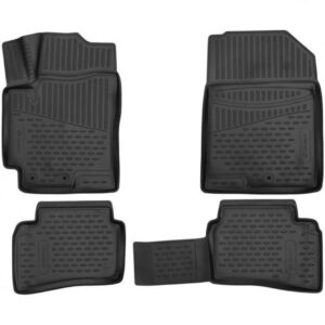 Novline Σετ Μπροστινά και Πίσω Πατάκια 4τμχ Τύπου Σκαφάκι για Kia Stonic 2017+ Μαύρα Κωδικός: ELEMENT3D02402210