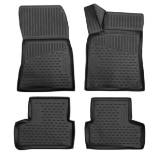 Novline Σετ Μπροστινά και Πίσω Πατάκια 4τμχ Τύπου Σκαφάκι για Mercedes-Benz B Class 5D 2019+ Μαύρα Κωδικός: ELEMENT3D02480210K