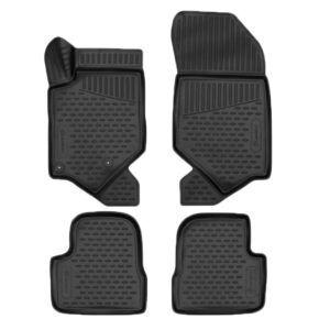 ΠΑΤΑΚΙΑ ΣΕ ΣΚΑΦΗ TPE ΛΑΣΤΙΧΟ ΓΙΑ PEUGEOT 208 5D 2019+  ΣΕ ΜΑΥΡΟ ΧΡΩΜΑ NOVLINE - 4 ΤΕΜ.