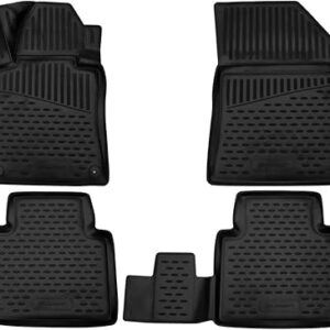 Novline Σετ Μπροστινά και Πίσω Πατάκια 4τμχ Τύπου Σκαφάκι για Peugeot 508 2018+ Μαύρα Κωδικός: ELEMENT3D02494210K