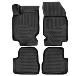 Novline Σετ Μπροστινά και Πίσω Πατάκια 4τμχ Τύπου Σκαφάκι για Opel Corsa F 5D 2019+ Μαύρα Κωδικός: ELEMENT3D02505210K