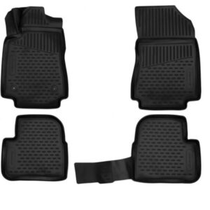 Novline Σετ Μπροστινά και Πίσω Πατάκια 4τμχ Τύπου Σκαφάκι για Citroen C3 2016+ Μαύρα Κωδικός: ELEMENT3D1043210K