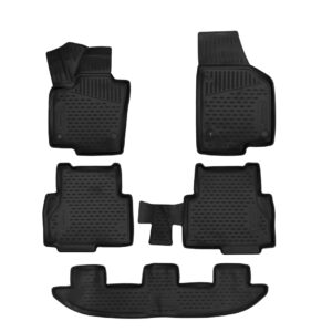 Σετ Μπροστινά και Πίσω Πατάκια 5τμχ Τύπου Σκαφάκι για Seat Alhambra 2017+ Μαύρα Κωδικός: ELEMENT3D4402210K/NV