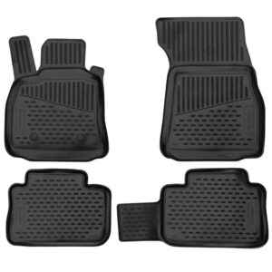 Novline Σετ Μπροστινά και Πίσω Πατάκια 4τμχ Τύπου Σκαφάκι για Audi e-tron 5D 2018 Μαύρα Κωδικός: ELEMENTA02538210K