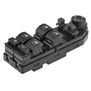 NTY Διακόπτης Παραθύρων Αυτοκινήτου για BMW Σειρά 5 / E60 Μαύρο Κωδικός: EWS-BM-144