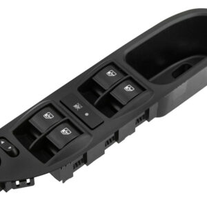 NTY Διακόπτης Παραθύρων Αυτοκινήτου για Fiat Tipo 12pin Μαύρο Κωδικός: EWS-FT-027