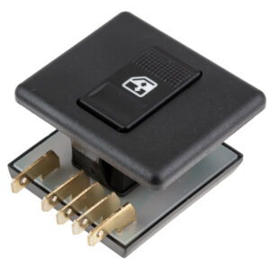 NTY Διακόπτης Παραθύρων Αυτοκινήτου για Fiat Uno Μαύρο Κωδικός: EWS-FT-051