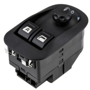 NTY Διακόπτης Παραθύρων Αυτοκινήτου για Citroen Jumpy Peugeot Expert Tepee Μαύρο Κωδικός: EWS-PE-055