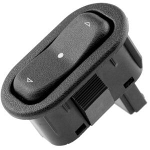 NTY Διακόπτης Παραθύρων Αυτοκινήτου για Opel Corsa 2000-2009 4pin Μαύρο Κωδικός: EWS-PL-017