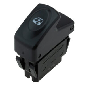 NTY Διακόπτης Παραθύρων Αυτοκινήτου για Renault Clio / Kangoo Μαύρο Κωδικός: EWS-RE-092