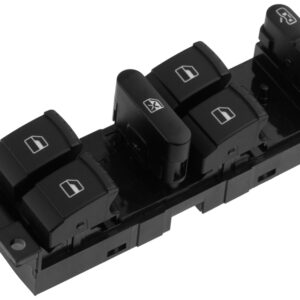 NTY Διακόπτης Παραθύρων Αυτοκινήτου για Seat Alhambra Volkswagen Sharan Μαύρο Κωδικός: EWS-SE-005