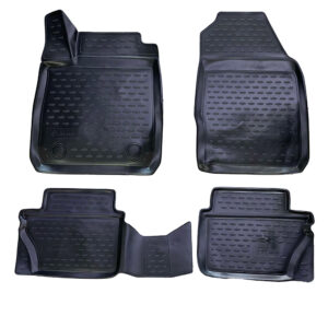 ΠΑΤΑΚΙΑ ΣΕ ΣΚΑΦΗ TPE ΛΑΣΤΙΧΟ ΓΙΑ FORD FIESTA 4D / 5D 2008-2017  ΣΕ ΜΑΥΡΟ ΧΡΩΜΑ NOVLINE - 4 ΤΕΜ.