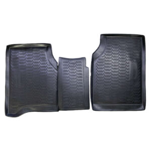 Novline Μπροστινά Πατάκια 2τμχ Τύπου Σκαφάκι για Nissan Navara 2005+ Μαύρα Κωδικός: 999RMD40MB