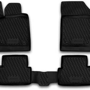 Novline Σετ Μπροστινά και Πίσω Πατάκια 4τμχ Τύπου Σκαφάκι για Opel Astra 2009+ Μαύρα Κωδικός: CAROPL00023