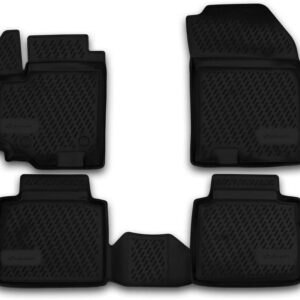 Novline Σετ Μπροστινά και Πίσω Πατάκια 4τμχ Τύπου Σκαφάκι για Suzuki SX4 5D 2013 Μαύρα Κωδικός: CARSZK10003